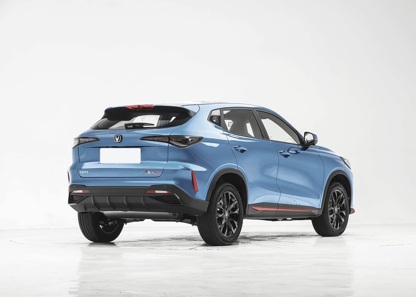 2026 Changan X5 Plus rear three-quarter view — compact SUV for export